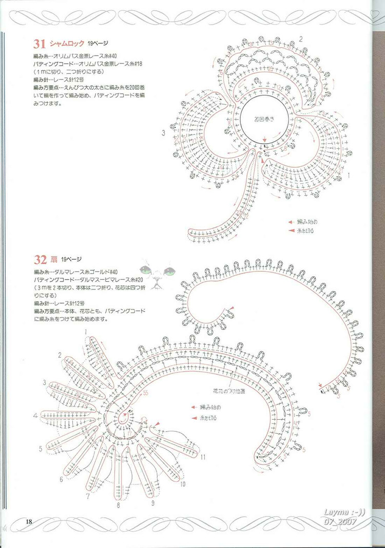 日文花飾128(1) - 木棉花 - 雨茫茫，霧茫茫，盼望花開，花已落……