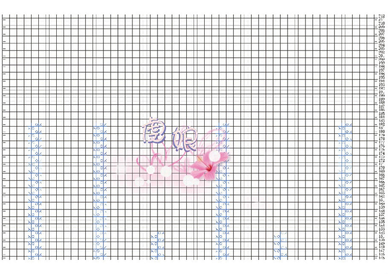 棕櫚花披肩圖解★虔娘繪圖★ - 虔娘 - 虔娘