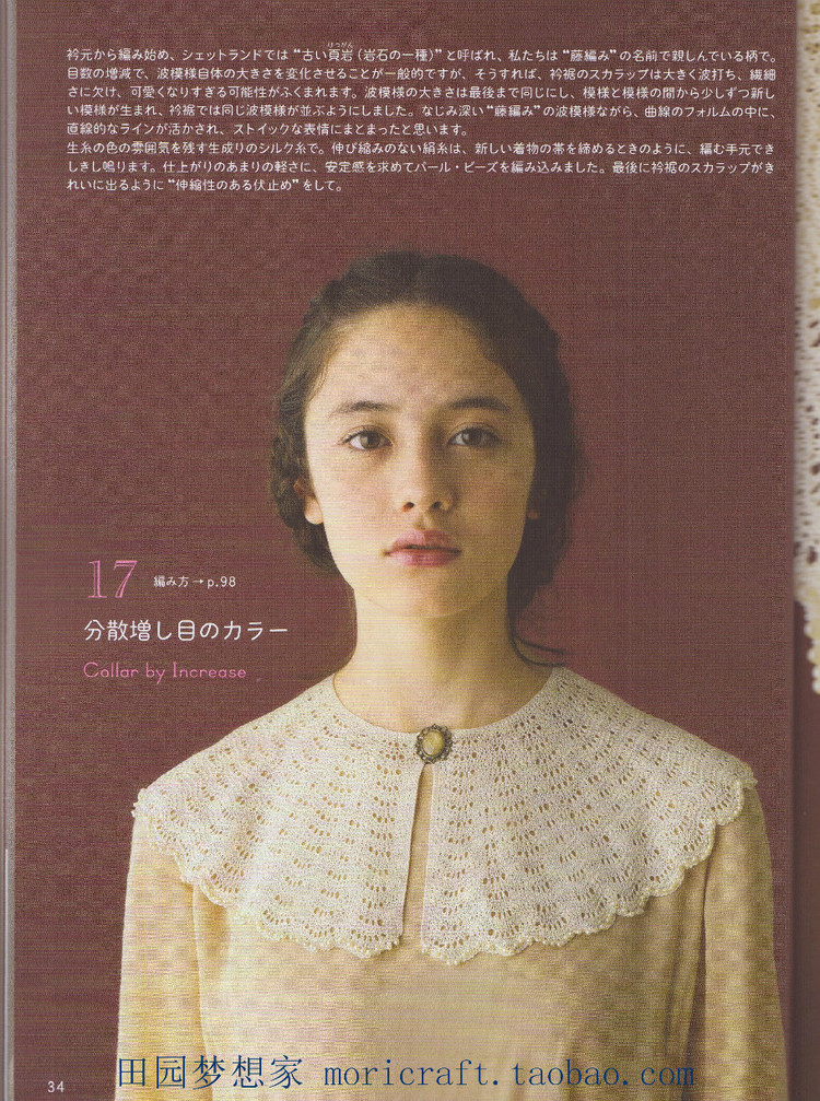 設得蘭少女系列棒針蕾絲編織 日本嶋田 俊之 - 壹一 - 壹一的博客