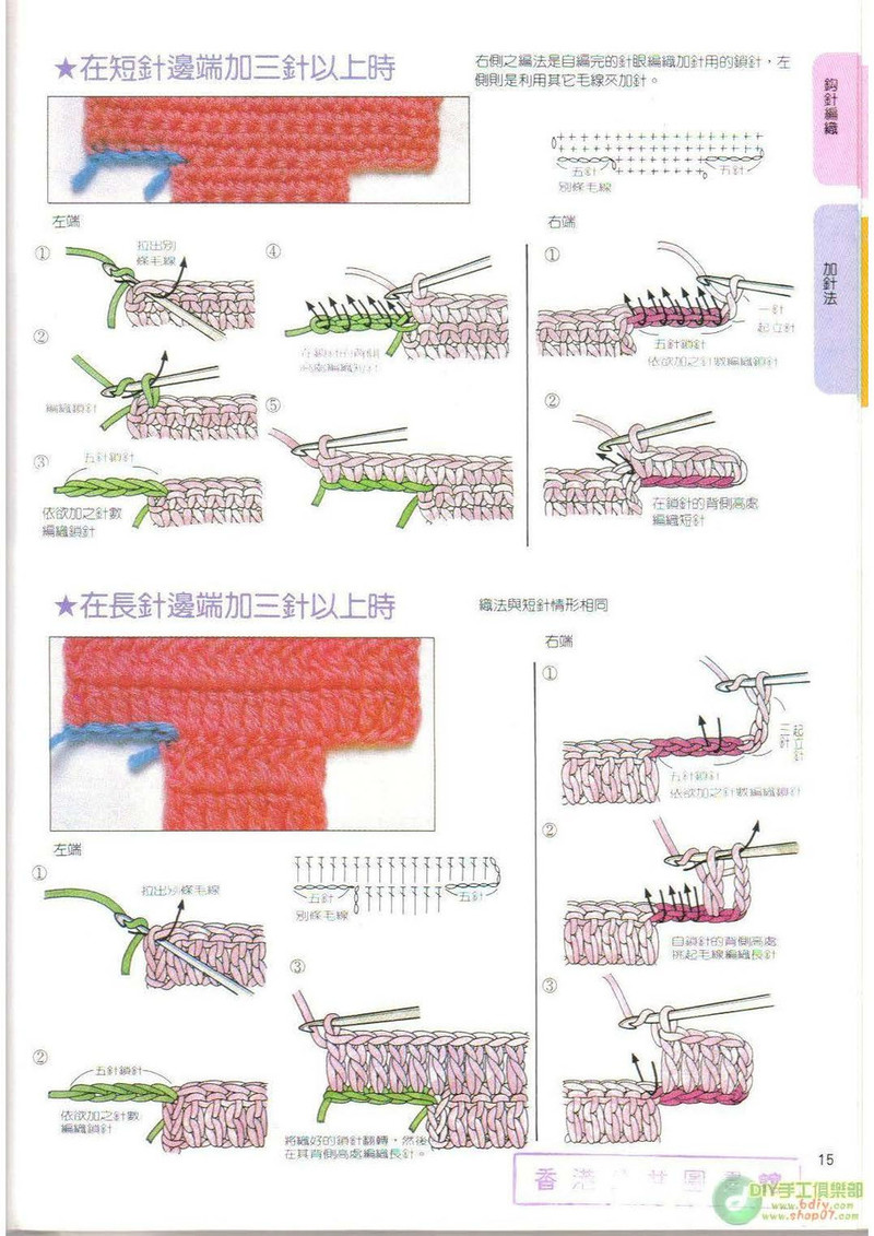 棒針鉤針阿富汗針基礎篇 - li98929 - 老妖兒的博客