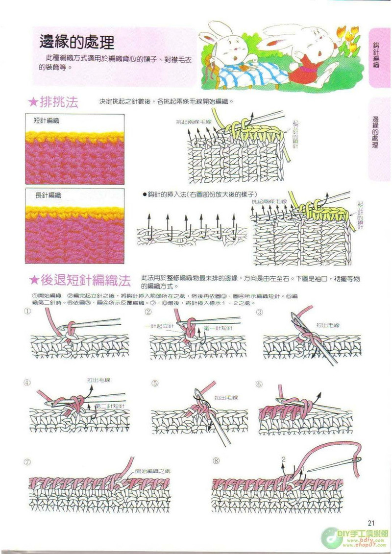 棒針鉤針阿富汗針基礎篇 - li98929 - 老妖兒的博客