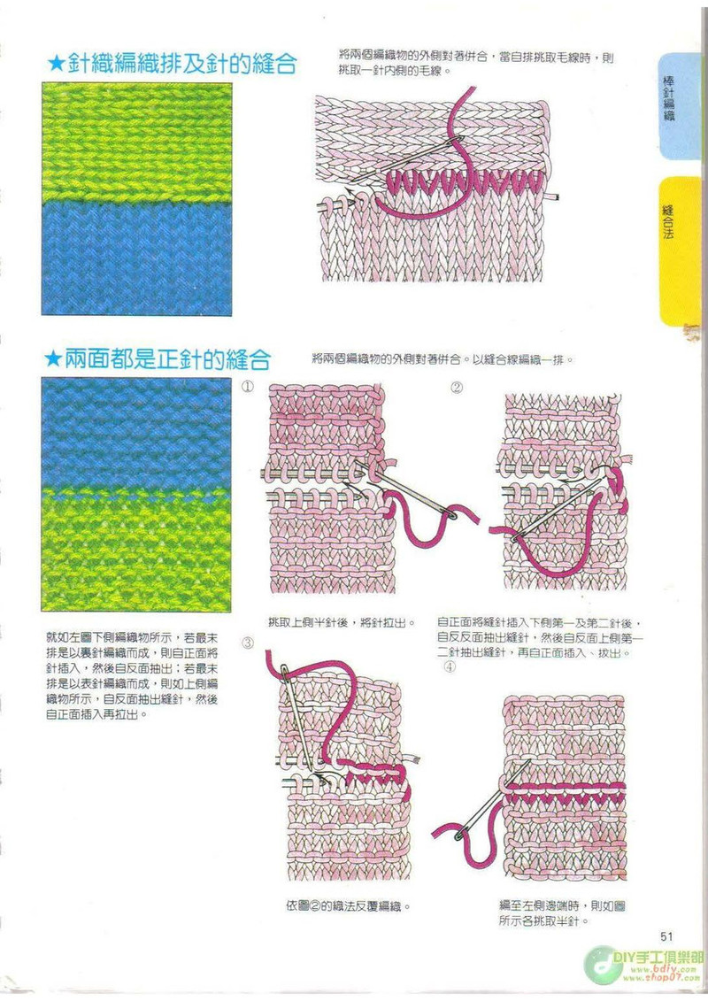 棒針鉤針阿富汗針基礎篇 - li98929 - 老妖兒的博客