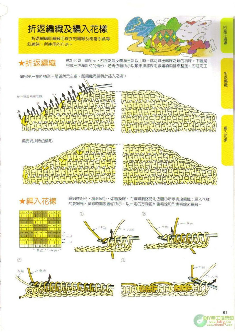 棒針鉤針阿富汗針基礎篇 - li98929 - 老妖兒的博客