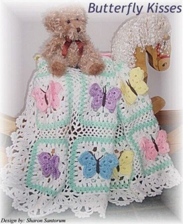 butterfly crochet patterns...this is definitely on my