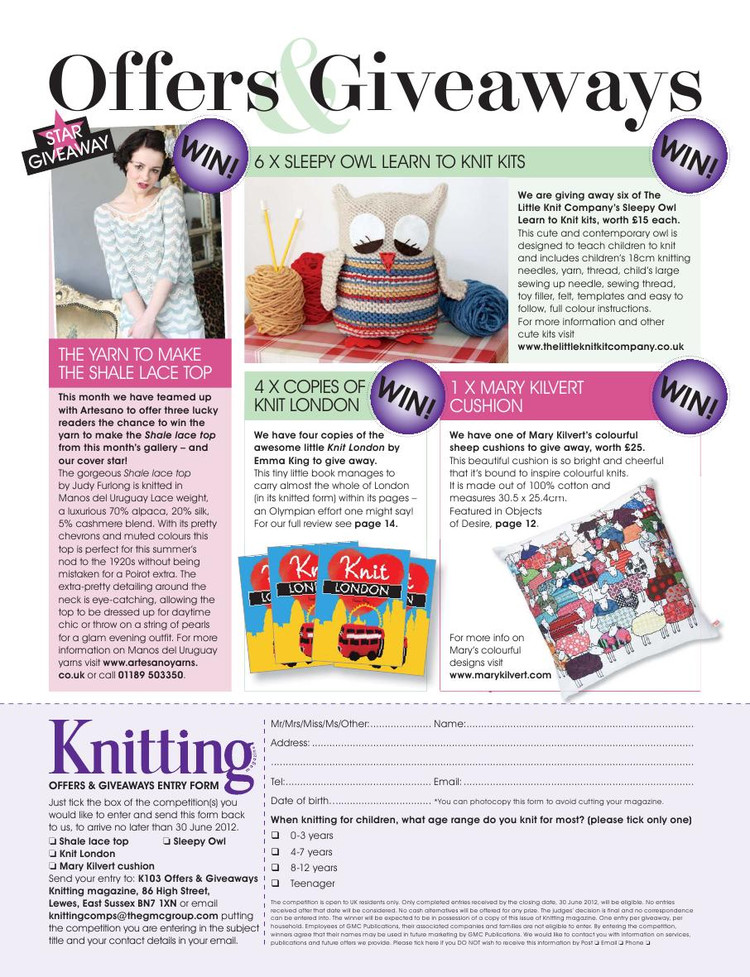 Knitting  Issue 103 2012 - 輕描淡寫 - 輕描淡寫