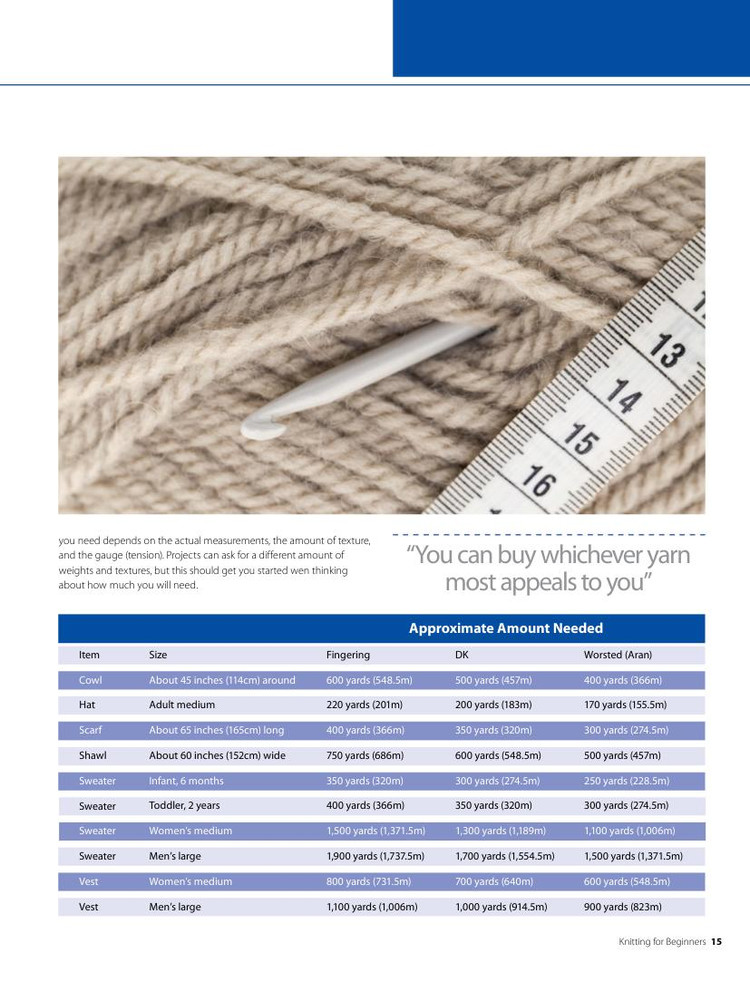 Knitting for Beginners Vol. 1 2015 - 輕描淡寫 - 輕描淡寫