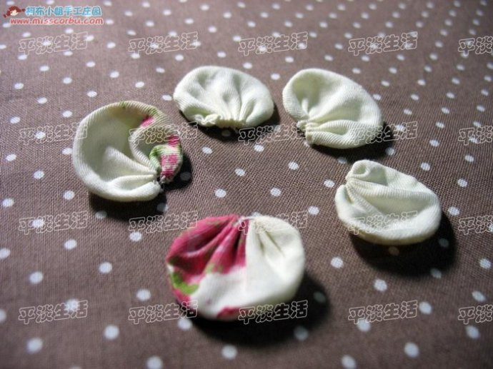 各類布藝花制作過程 - 81226646 - 榴蓮