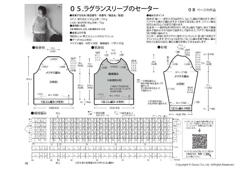 【轉載】Knit Ange 2014 秋 （圖解） - 荷塘秀色 - 茶之韻