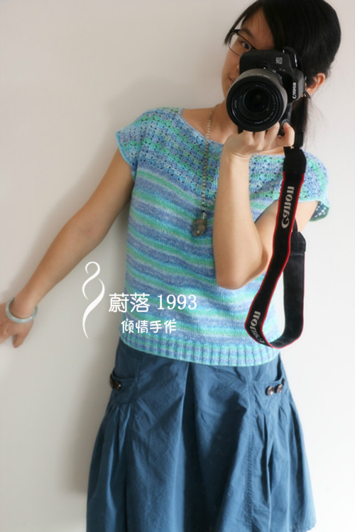 【蔚落1993】夏至——鉤織結合小衫（201504） - 蔚落 - 蔚落1993的博客