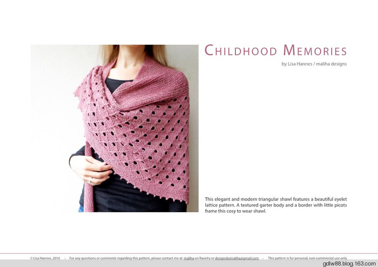 Childhood Memories Shawl - 木棉花 - 雨茫茫,霧茫茫,盼望花開,花已落…… Childhood Memories Shawl - 木棉花 - 雨茫茫,霧茫茫,盼望花開,花已落……