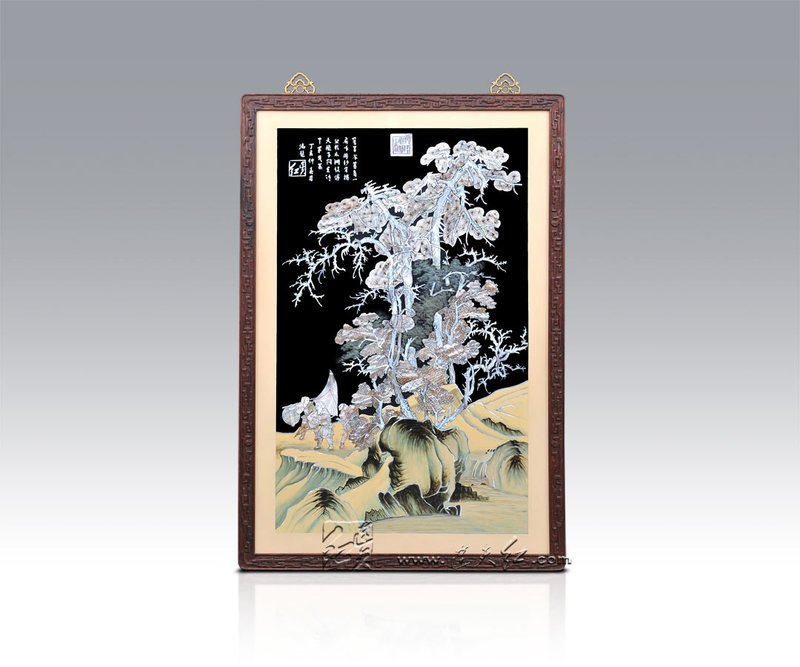 精致的螺鈿掛屏    4 - h_x_y_123456 - 何曉昱的文化藝術博客