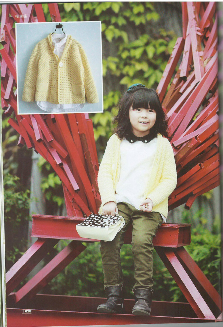 Moms Hand knitting Little Princess Sweater  2015 - 輕描淡寫 - 輕描淡寫