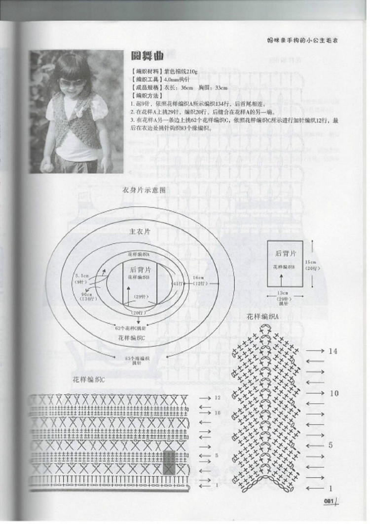 Moms Hand knitting Little Princess Sweater  2015 - 輕描淡寫 - 輕描淡寫