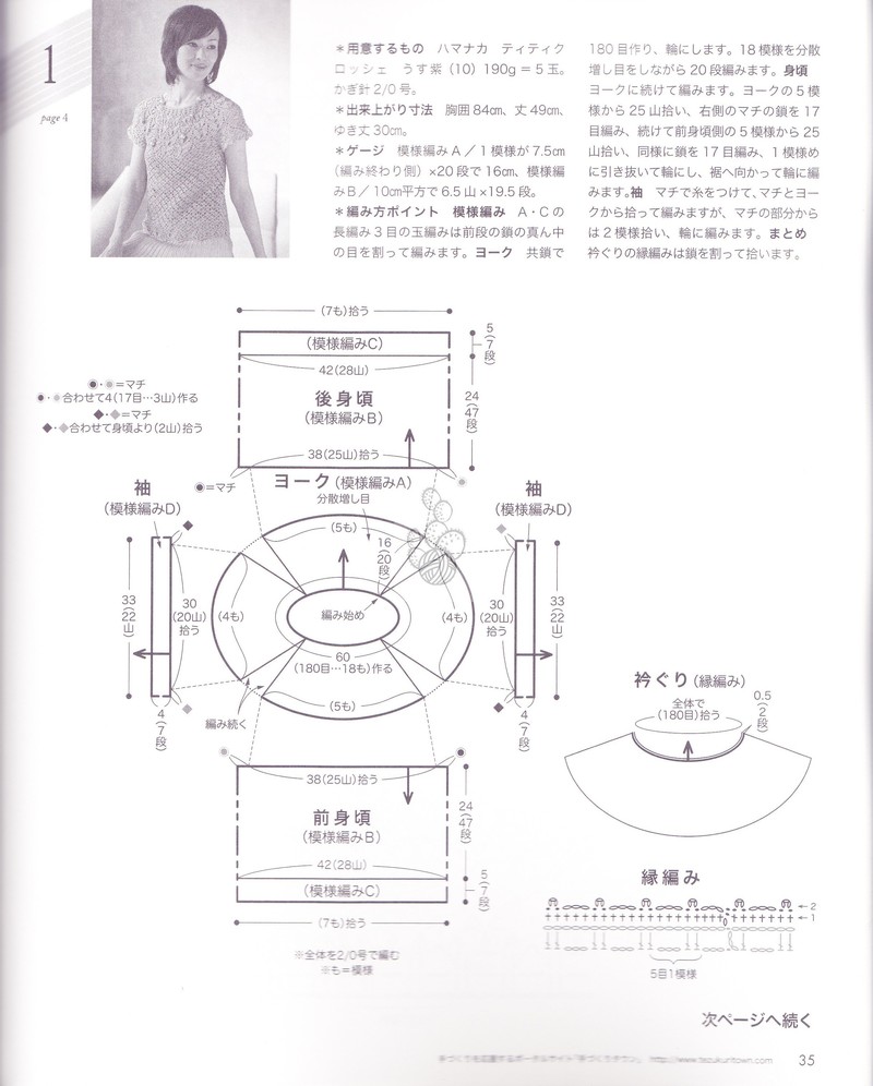 1537——迷迭香——蕾絲罩衣 - ty - ty 的 編織博客