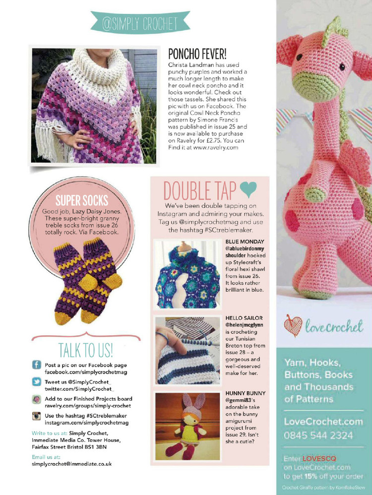 Simply Crochet Issue 30 2015 - 輕描淡寫 - 輕描淡寫