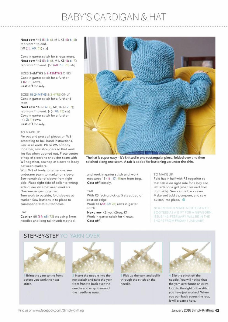 Simply Knitting  January 2016 - 輕描淡寫 - 輕描淡寫
