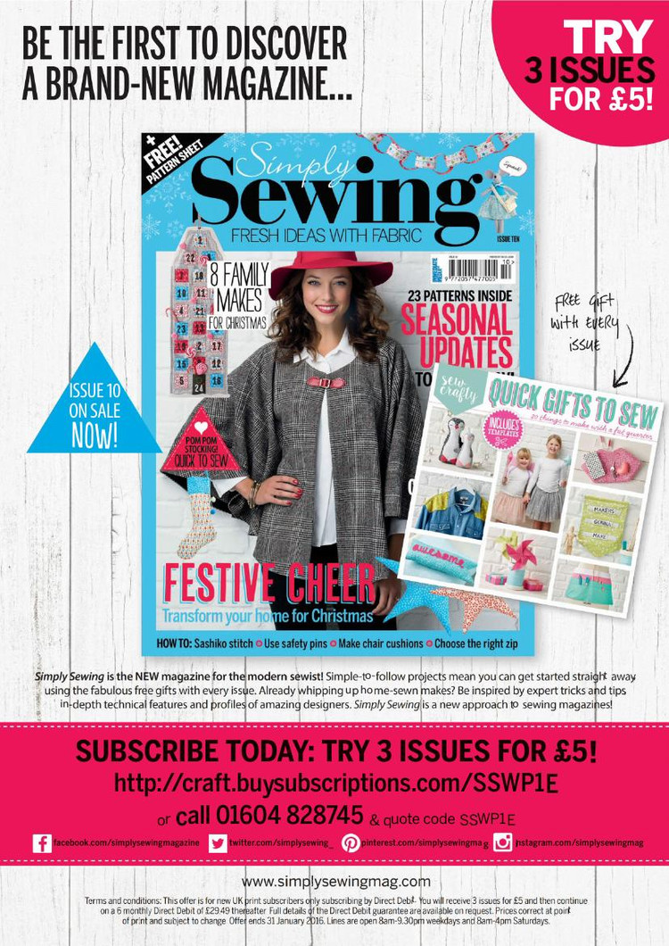 Simply Knitting  January 2016 - 輕描淡寫 - 輕描淡寫