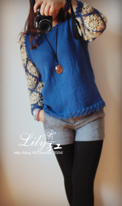 【Lily】--藍顏-- - Lily - Lily的手工編織天地