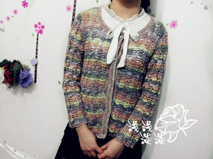 【淺淺淡淡】*齊艷—幸運星鉤針開衫 - 淺淺淡淡 - 淺 淺 淡 淡