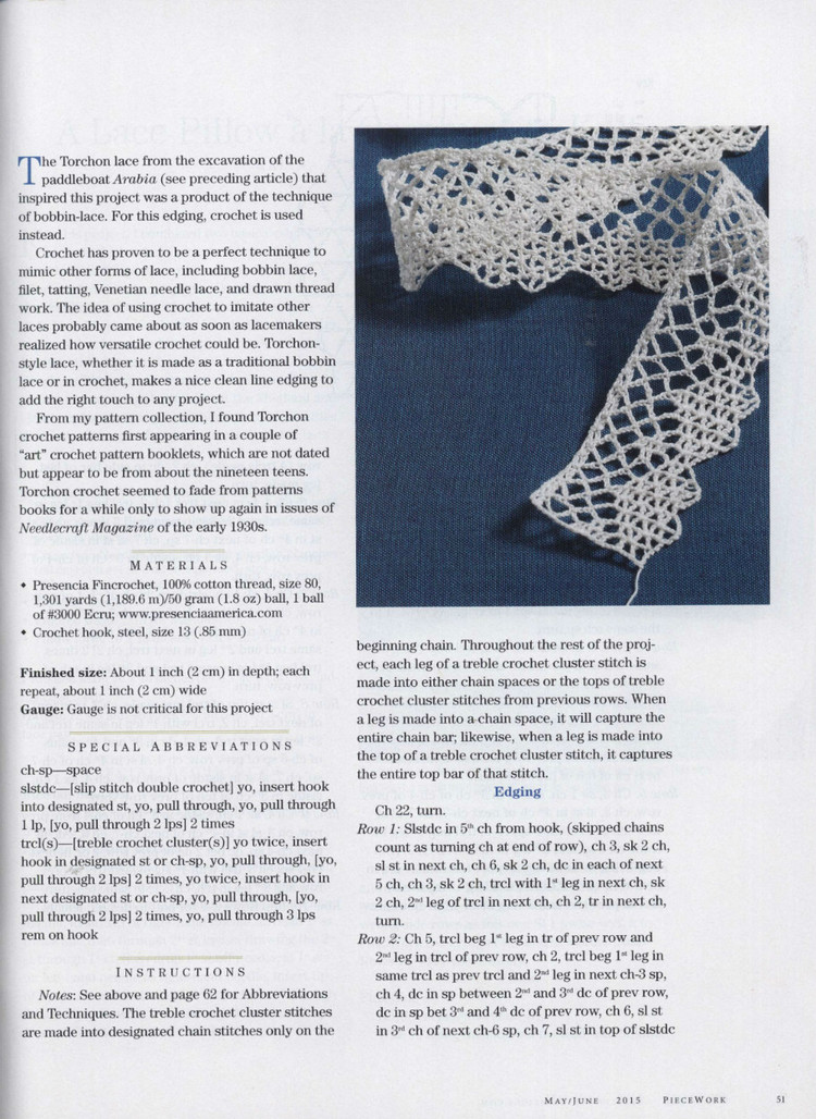 PieceWork  May/June 2015 - 輕描淡寫 - 輕描淡寫