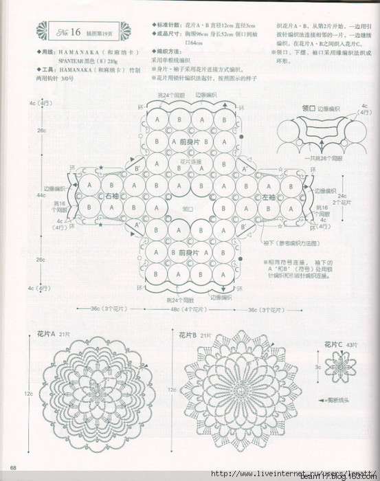 偏愛--拼花鉤衣 - 天空的雪米 - 天空的雪米的博客