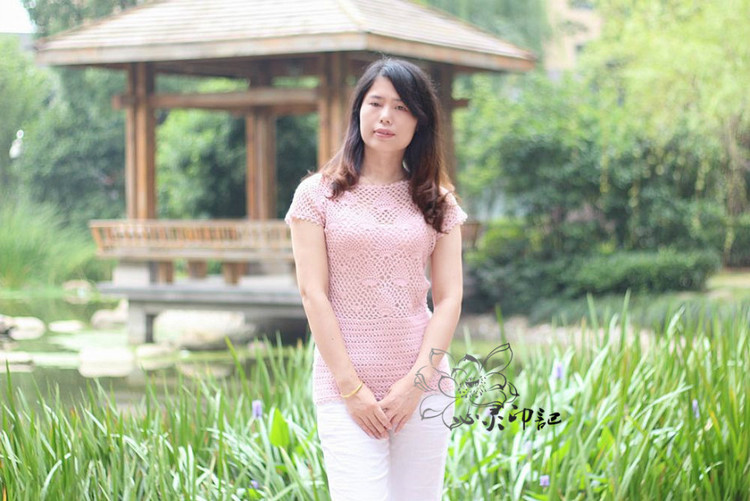 【心靈印記】羅蘭——粉粉愛的菠蘿套衫 - 心靈印記 - 指間紗