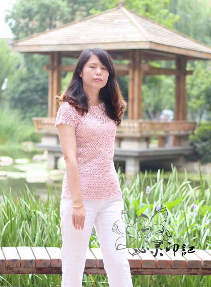 【心靈印記】羅蘭——粉粉愛的菠蘿套衫 - 心靈印記 - 指間紗
