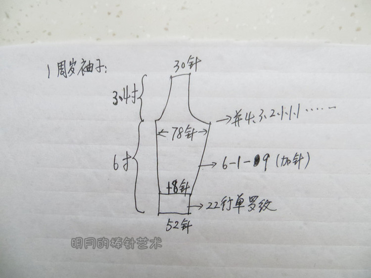 藍色小熊 套衫、開衫 - 明月的棒針藝術 - 明月的棒針藝術