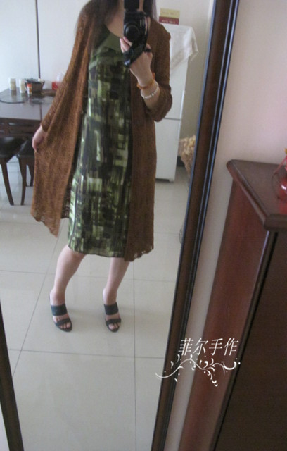 【菲爾手作】霜葉--長款蕾絲外披 - 菲爾 - 菲爾的編織博客
