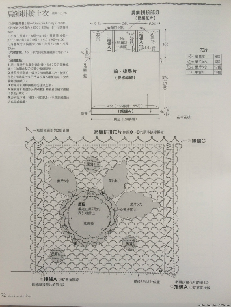 【鉤】河合真弓-肩飾拼接上衣 - 在夏郁中冬眠 - 〓 北緯①度★南洋小島 〓