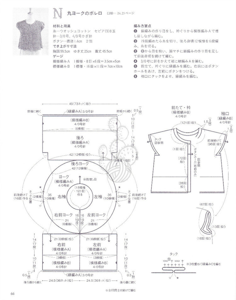 パイナツプル編みのウエア 美しい透かし模樣のニツト - 紫蘇 - 紫蘇的博客