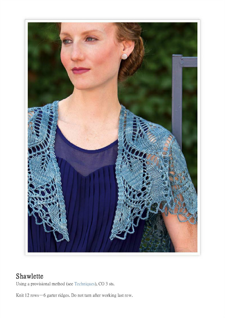 New Vintage Lace Knits Inspired By the Past（新的老式花邊：針織物由過去的啟發教程） - 壹一 - 壹一的博客