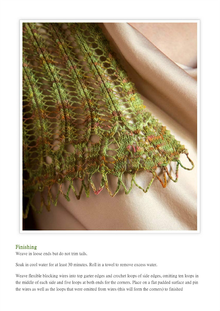 New Vintage Lace Knits Inspired By the Past（新的老式花邊：針織物由過去的啟發教程） - 壹一 - 壹一的博客