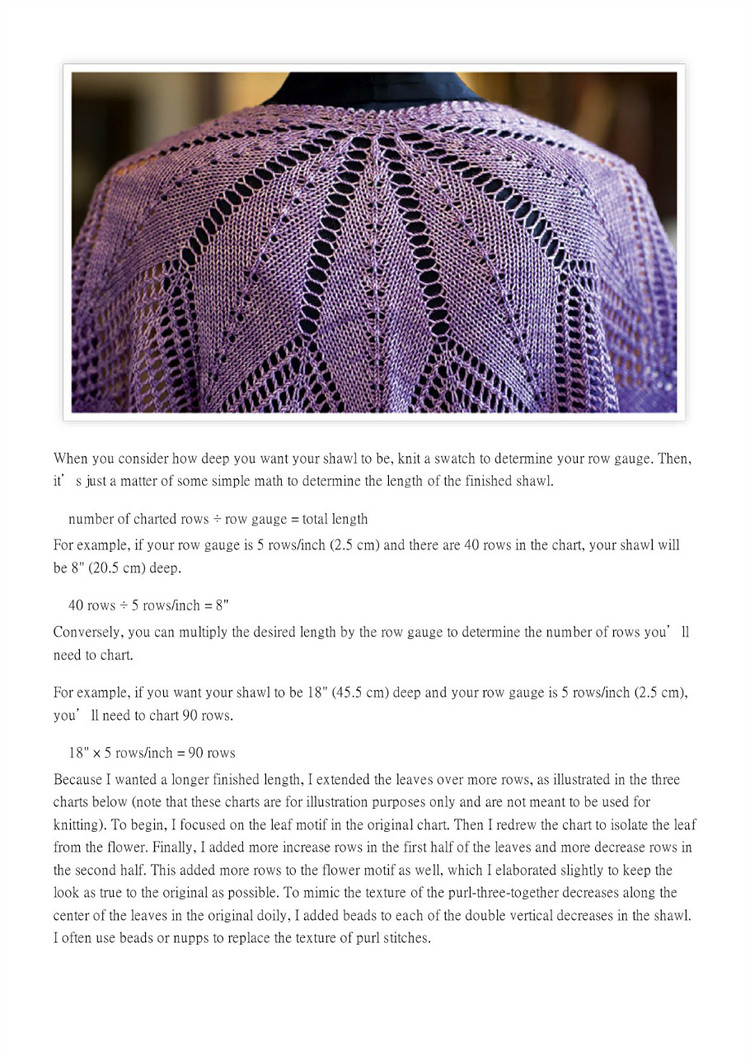 New Vintage Lace Knits Inspired By the Past（新的老式花邊：針織物由過去的啟發教程） - 壹一 - 壹一的博客