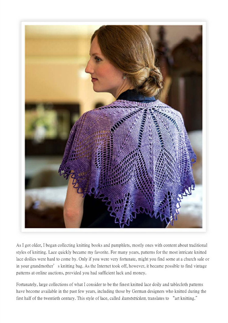 New Vintage Lace Knits Inspired By the Past（新的老式花邊：針織物由過去的啟發教程） - 壹一 - 壹一的博客