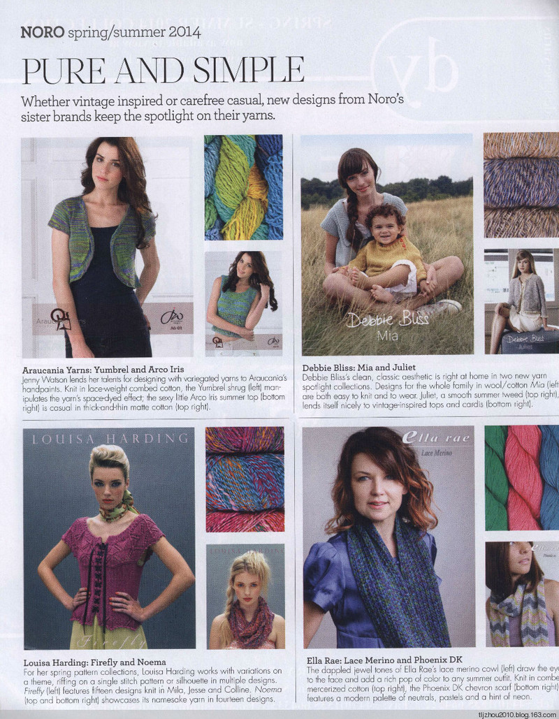 Noro Knitting Magazine 2014 春/夏 - 紫蘇 - 紫蘇的博客