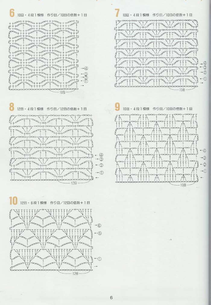 CROCHET PATTERNS 262 --- 鉤針圖解 - 紫蘇 - 紫蘇的博客