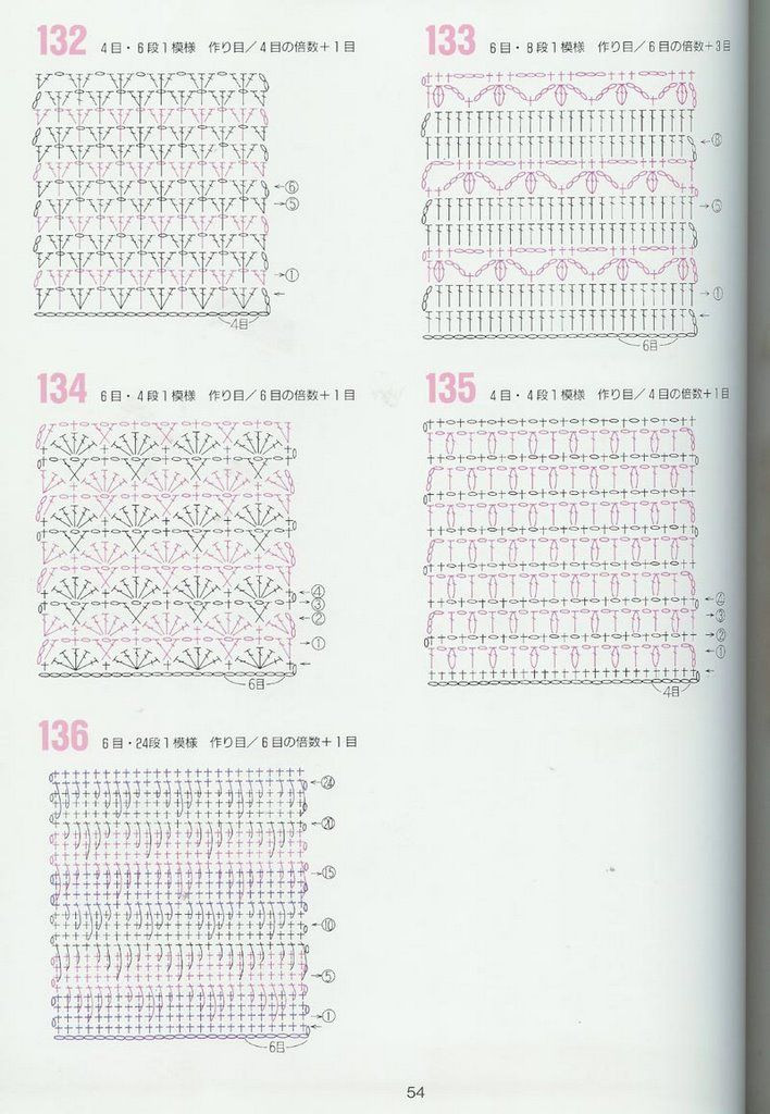 CROCHET PATTERNS 262 --- 鉤針圖解 - 紫蘇 - 紫蘇的博客