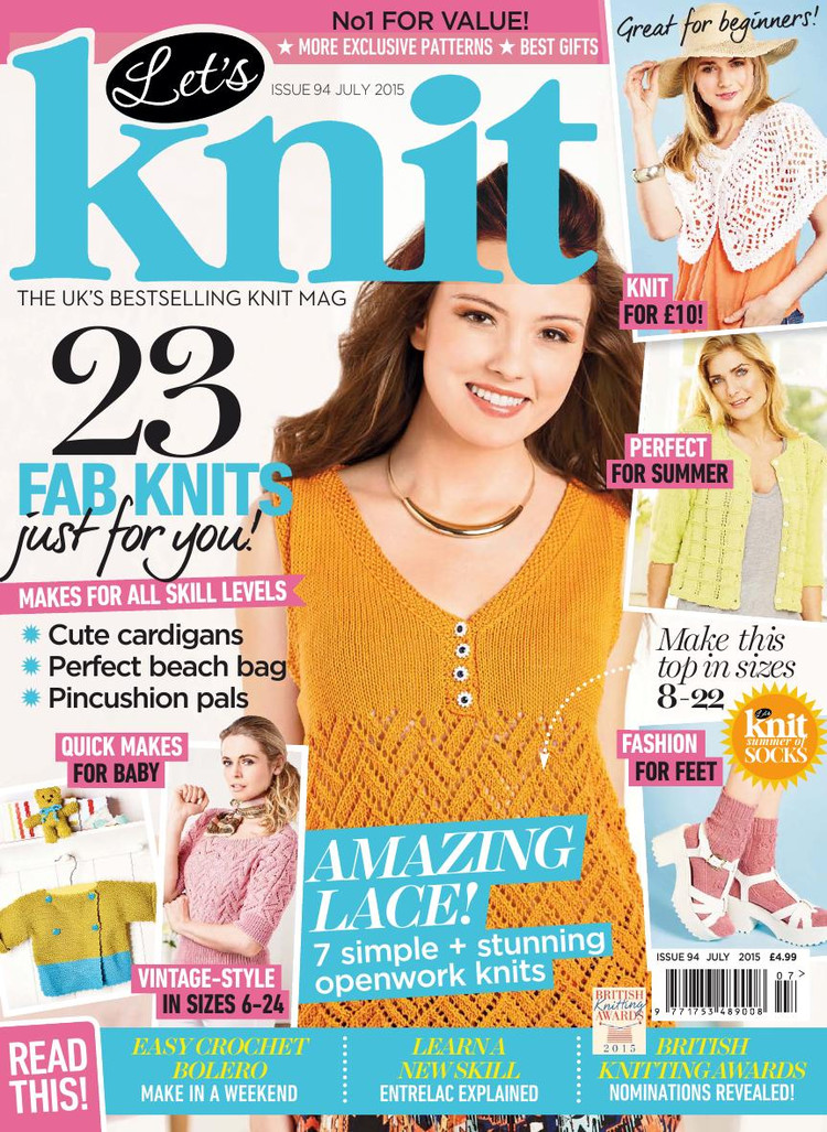 Lets Knit Issue 94 2015 - 輕描淡寫(xiě) - 輕描淡寫(xiě)
