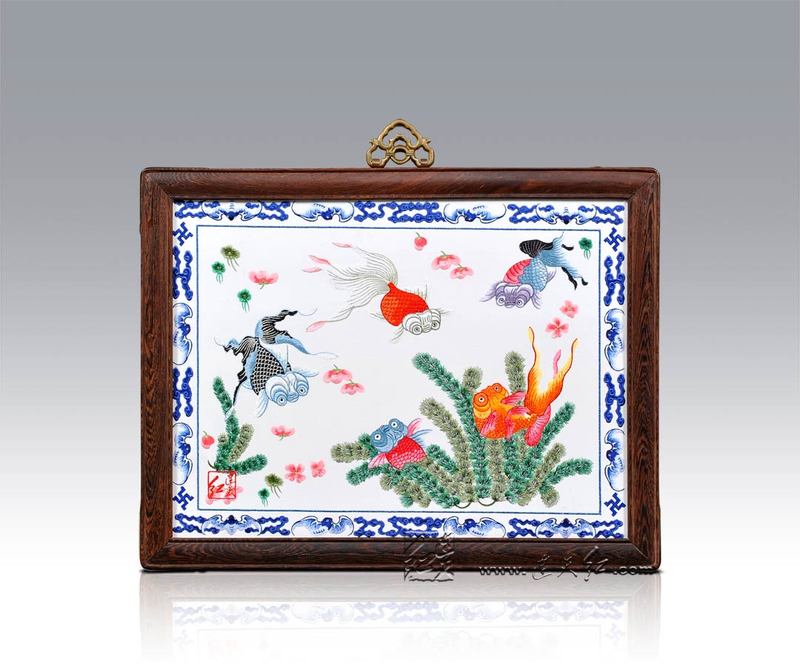 古樸典雅的刺繡掛屏    3 - h_x_y_123456 - 何曉昱的文化藝術博客