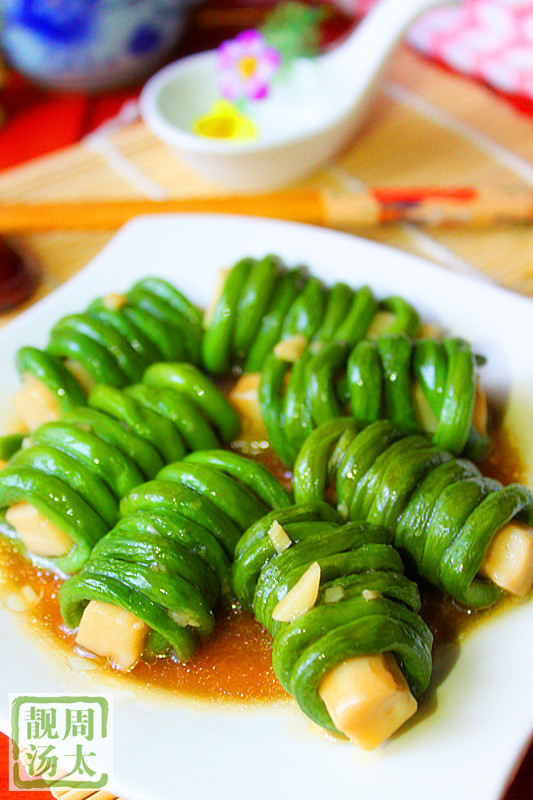 豇豆糾結杏鮑菇 - 周太靚湯 - 周太靚湯