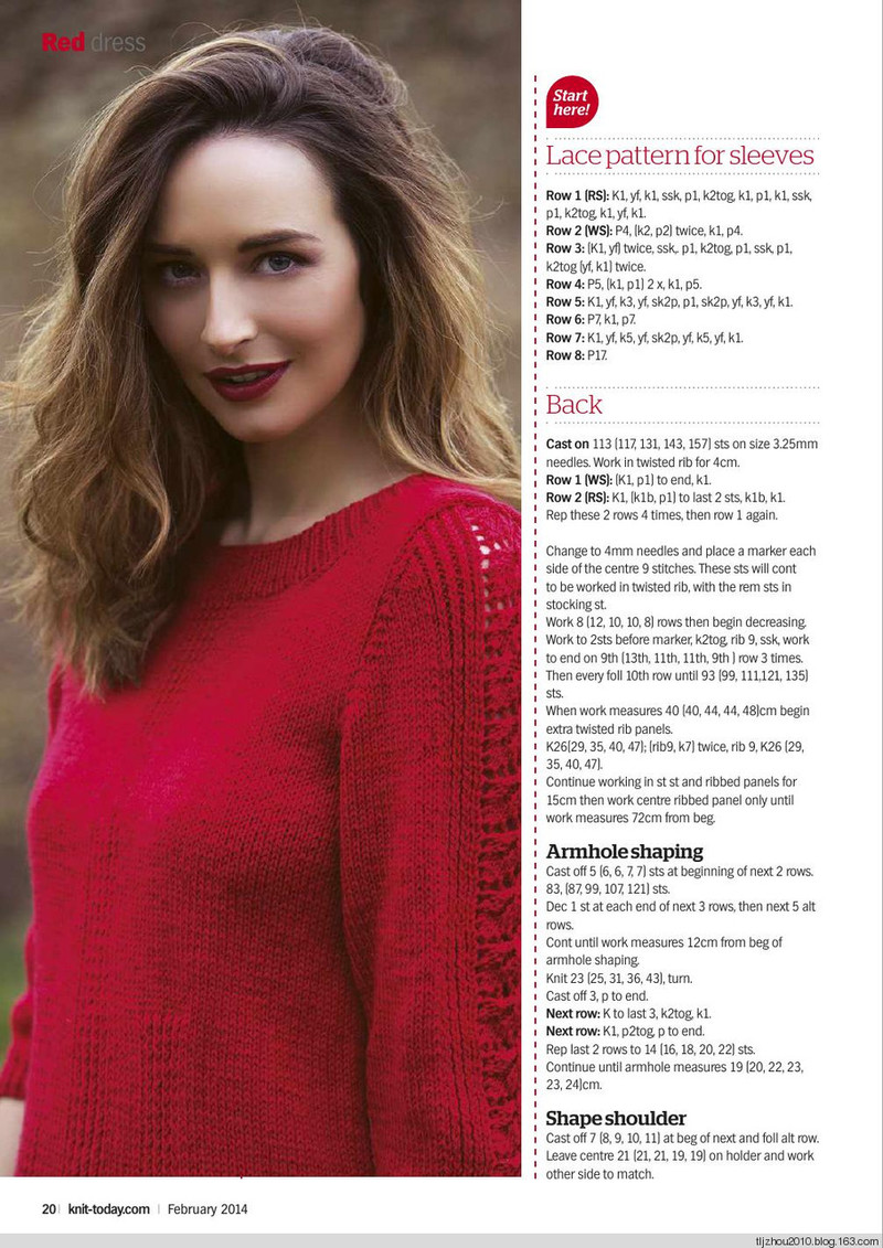 Knit Today Issue 95 2014 - 紫蘇 - 紫蘇的博客