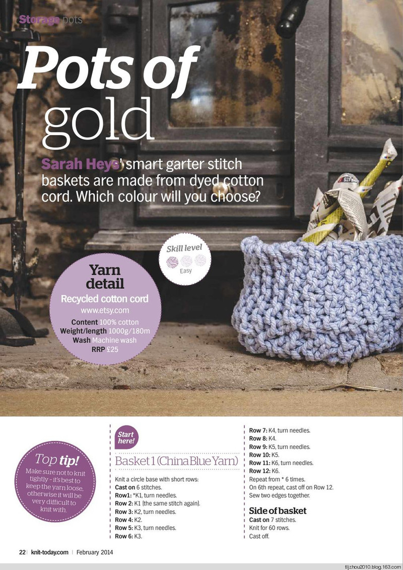 Knit Today Issue 95 2014 - 紫蘇 - 紫蘇的博客