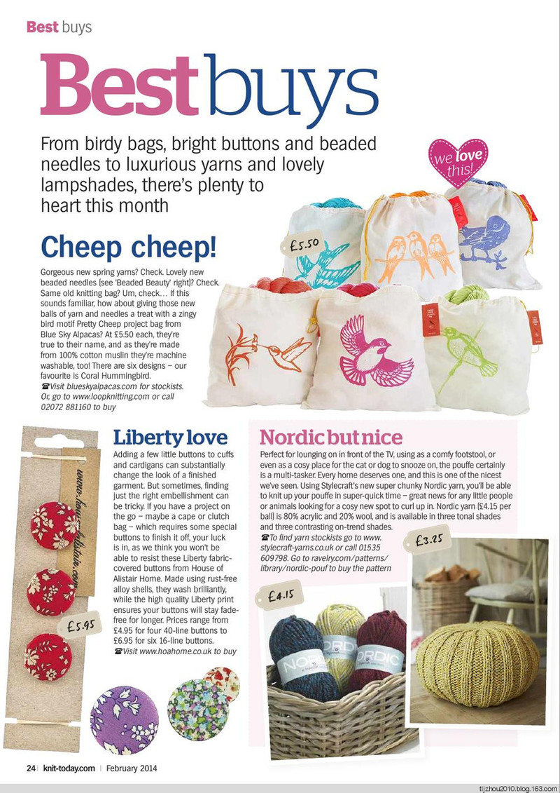 Knit Today Issue 95 2014 - 紫蘇 - 紫蘇的博客