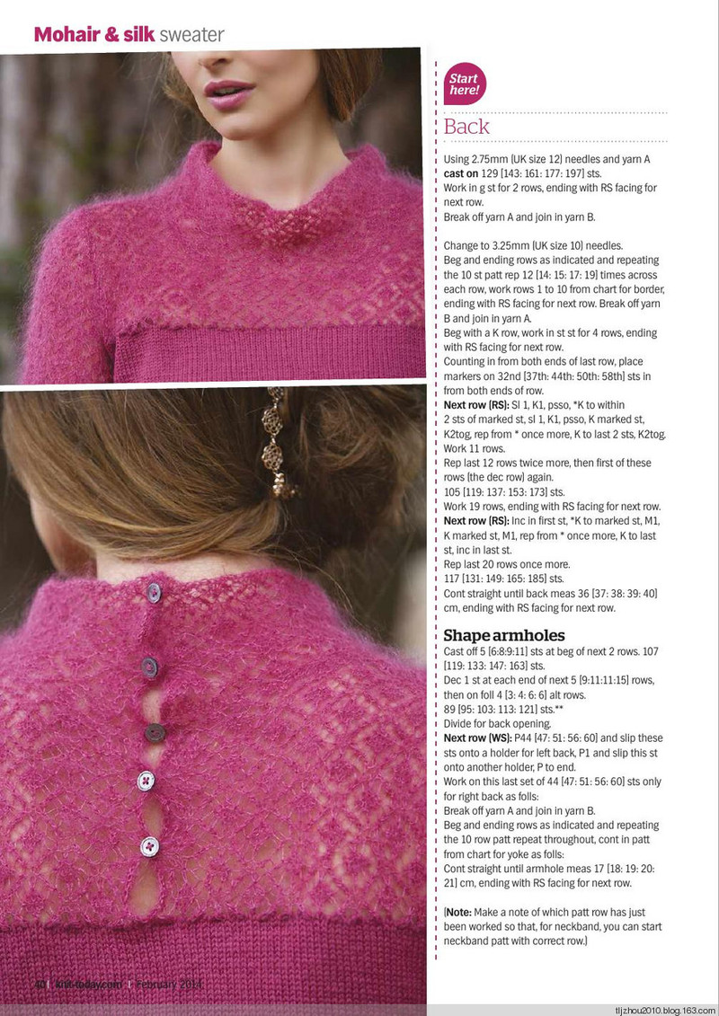 Knit Today Issue 95 2014 - 紫蘇 - 紫蘇的博客