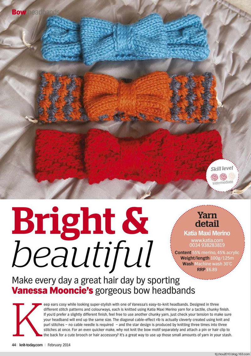 Knit Today Issue 95 2014 - 紫蘇 - 紫蘇的博客