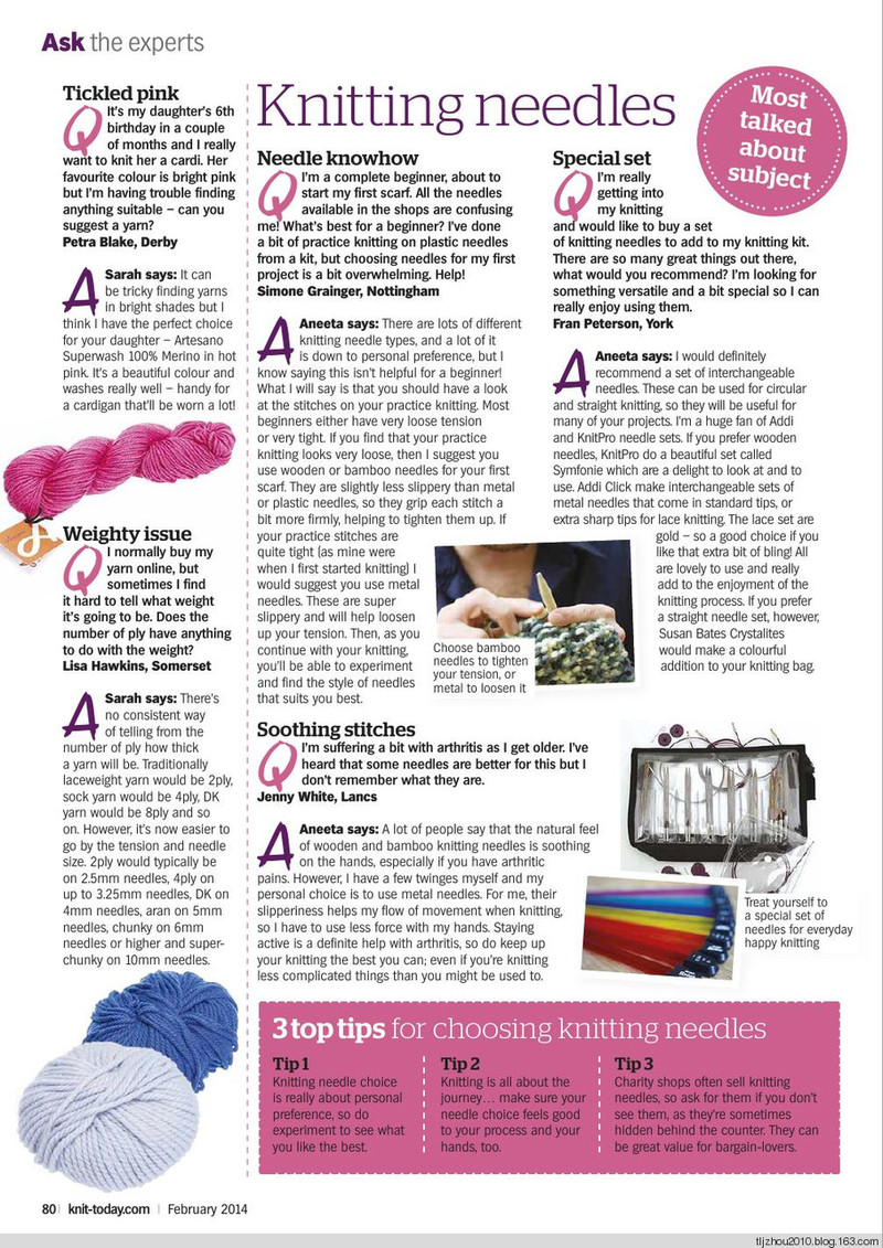 Knit Today Issue 95 2014 - 紫蘇 - 紫蘇的博客