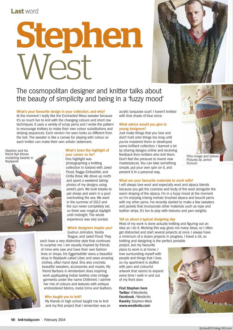 Knit Today Issue 95 2014 - 紫蘇 - 紫蘇的博客