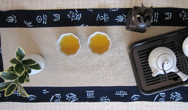 亞麻茶席 - 林中漫步 - 鉤針時光