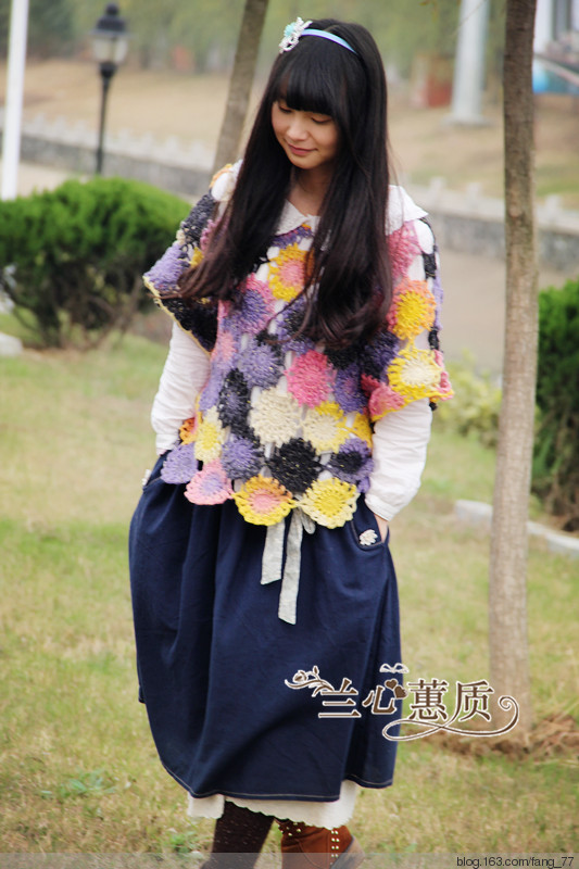 菊花香~~七彩云拼花衫（蘭心蕙質(zhì)2014） - 蘭心蕙質(zhì) - 蘭心蕙質(zhì)藍(lán)云海